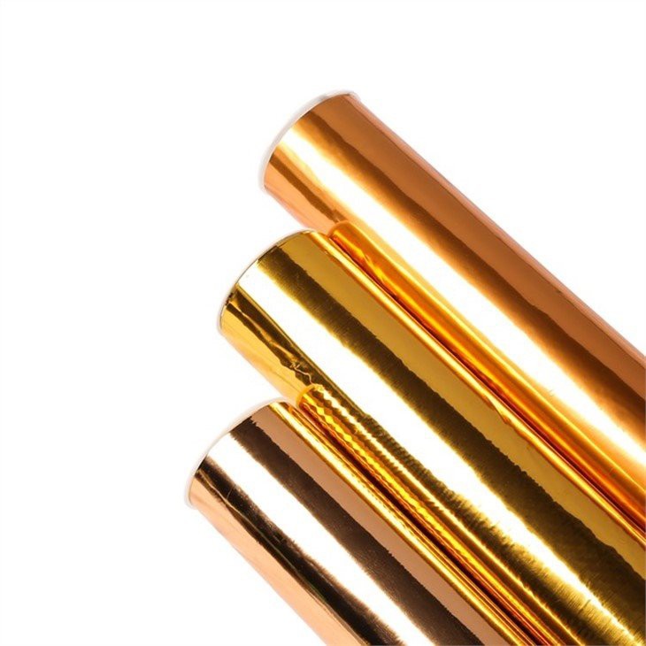 gold brushed films